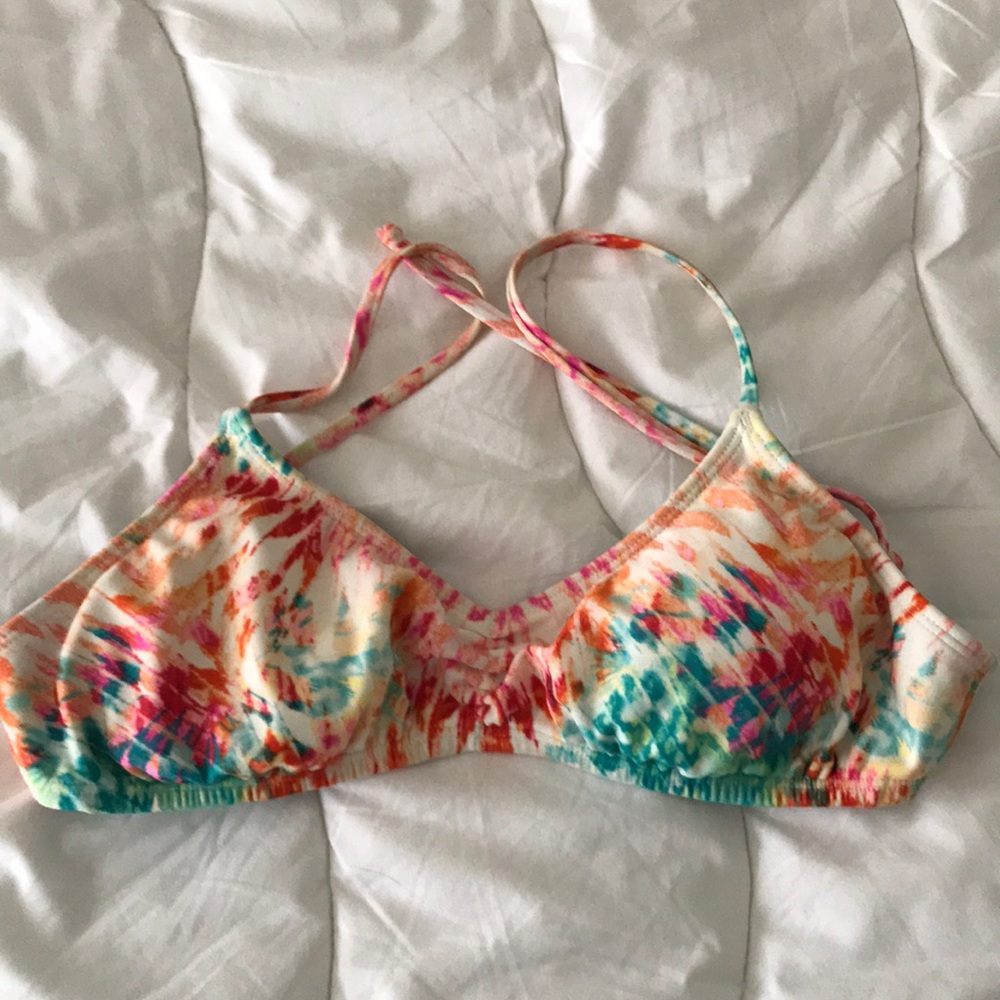 Tie dye bikini top